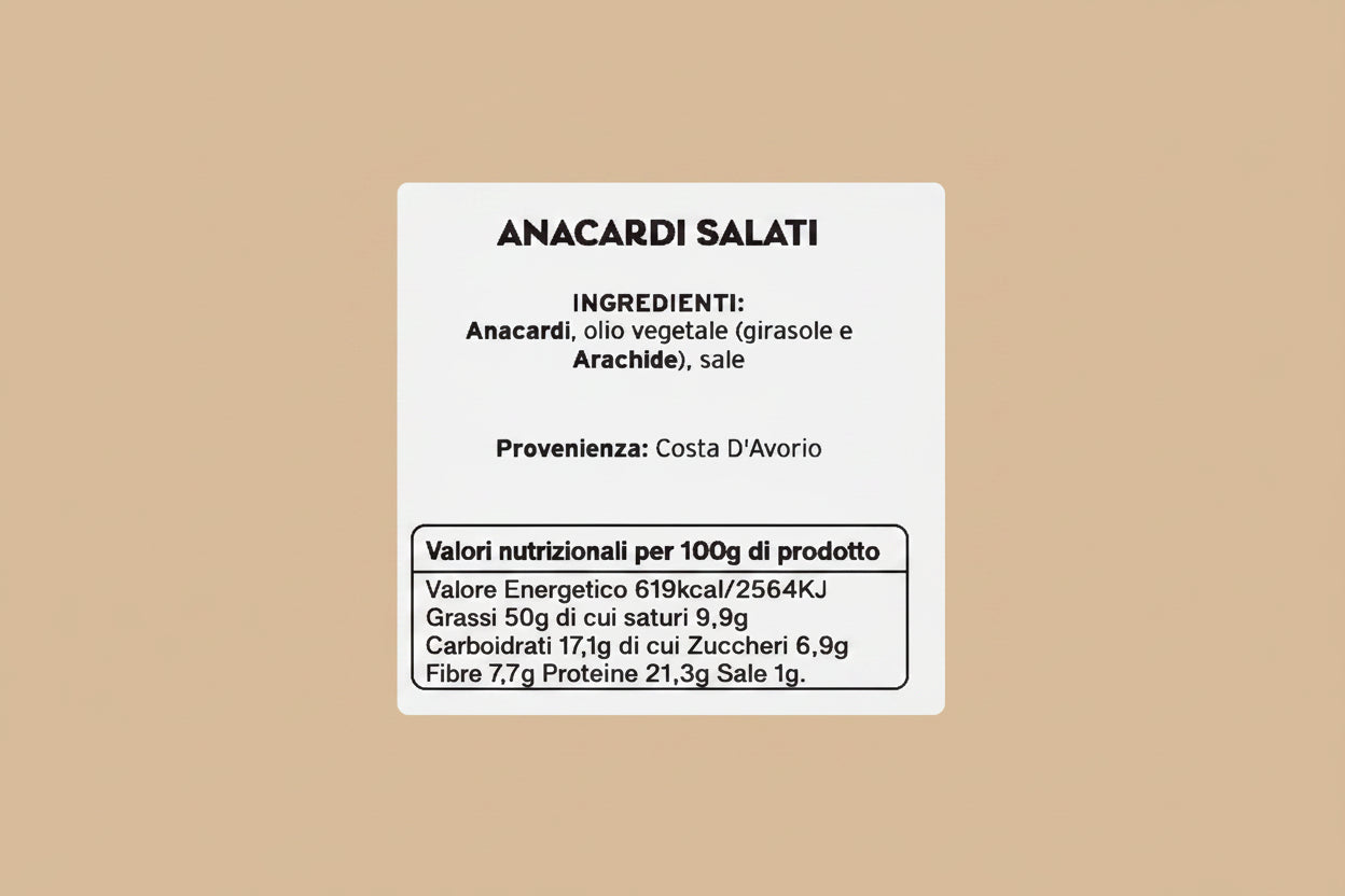 ANACARDI SALATI