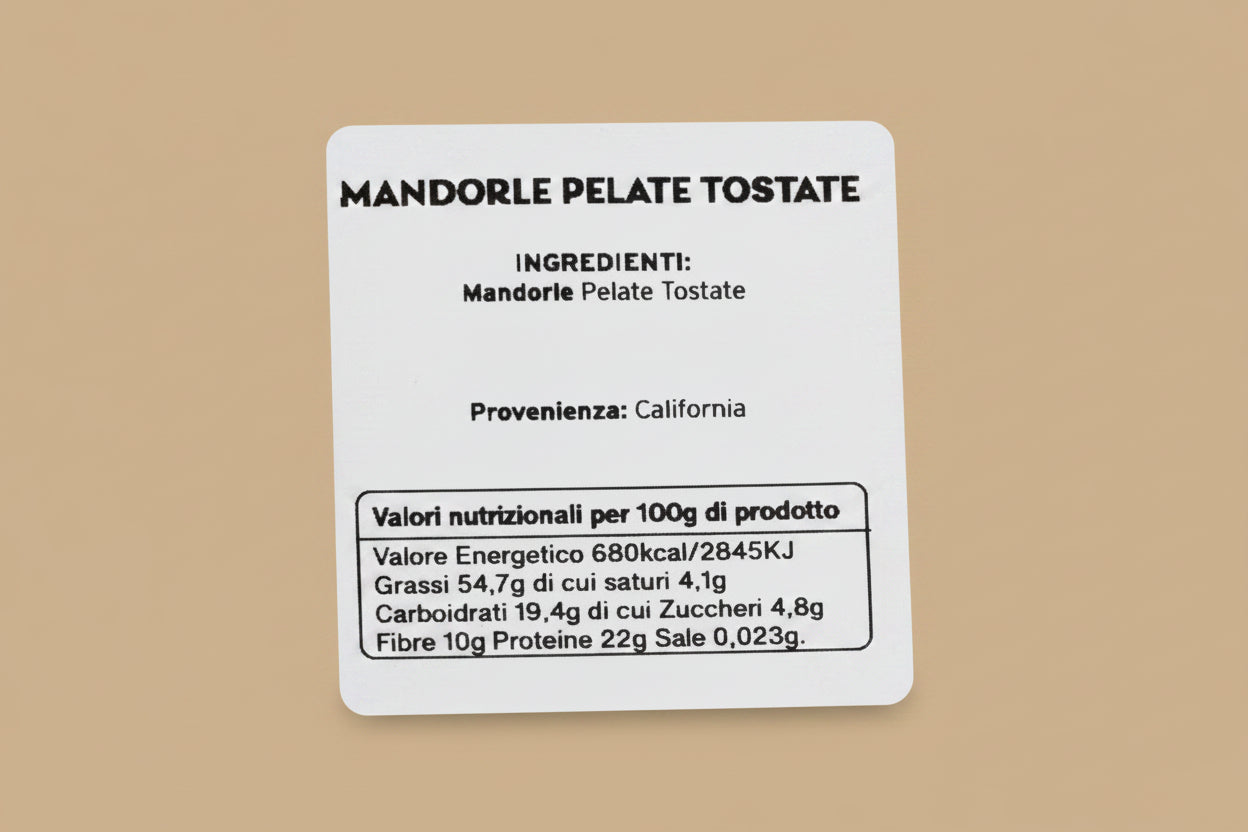 MANDORLE TOSTATE E PELATE