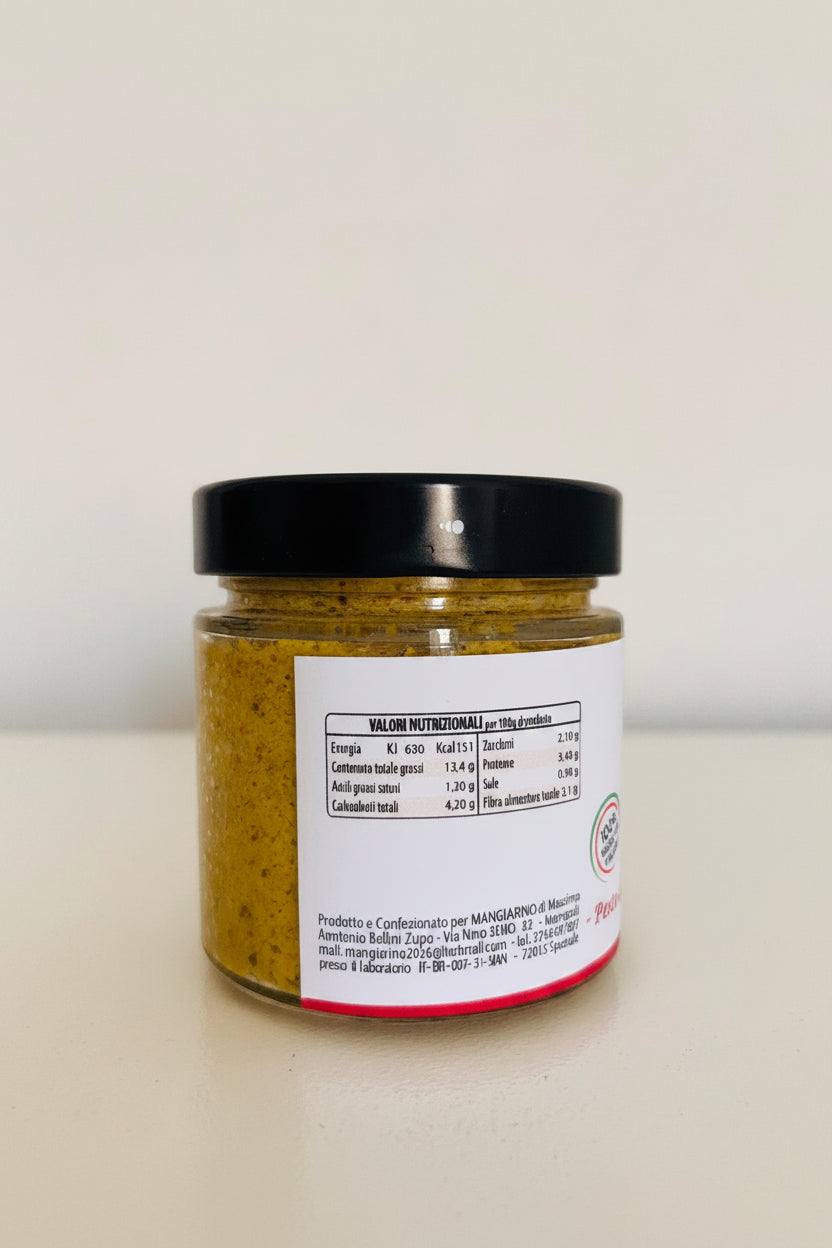 PUMPKIN FLOWER AND ZUCCHINI PESTO